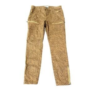 Joie Animal Print High Rise Park Skinny Pants, Size 29